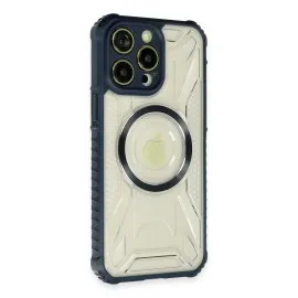Newface Iphone 13 Pro Max Kılıf Prag Magneticsafe Kapak - Lacivert