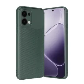 Newface Oppo A6 Pro 4G Auto Focus Karbon Kapak - Koyu Yeşil