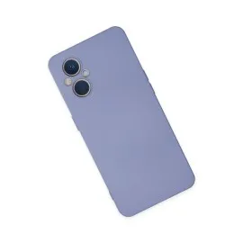 Newface Oppo Reno 7 Lite Kılıf Nano Içi Kadife Silikon - Lila