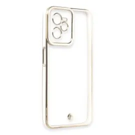 Newface Realme C35 Kılıf Liva Lens Silikon - Beyaz