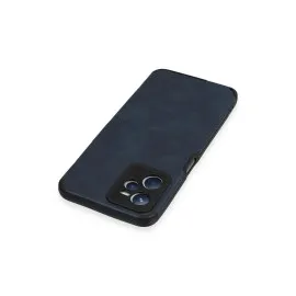 Newface Realme C35 Kılıf Loop Deri Silikon - Lacivert