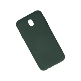 Newface Samsung Galaxy J7 Pro / J730 Kılıf Nano Içi Kadife Silikon - Koyu Yeşil