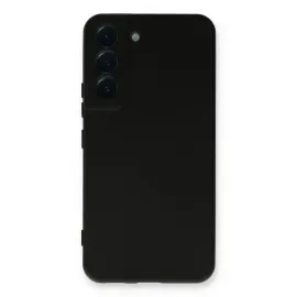 Newface Samsung Galaxy S22 Plus Kılıf Nano Içi Kadife Silikon - Siyah