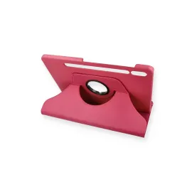 Newface Samsung Galaxy T860 Tab S6 10.5 Kılıf 360 Tablet Deri Kılıf - Pembe