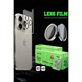 Newface Samsung Galaxy Z Fold 6 Raze Metal Kamera Lens - Siyah