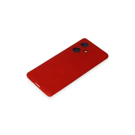 Newface Vivo V29 Lite Kılıf Nano Içi Kadife Silikon - Kırmızı