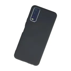 Newface Vivo Y11S Kılıf Nano Içi Kadife Silikon - Gri