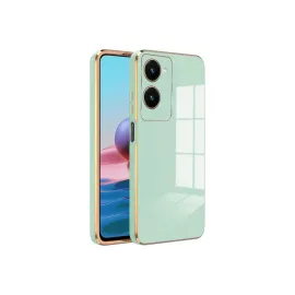 Newface Vivo Y18 Kılıf Volet Silikon - Açık Yeşil