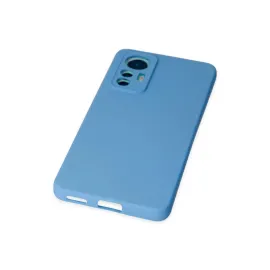 Newface Xiaomi Mi 12 Lite Kılıf Nano Içi Kadife Silikon - Mavi