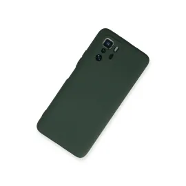 Newface Xiaomi Poco X3 Gt Kılıf Nano Içi Kadife Silikon - Koyu Yeşil