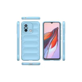 Newface Xiaomi Redmi 12C Kılıf Optimum Silikon - Sky Blue
