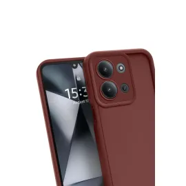 Newface Xiaomi Redmi 15C 4G Viera Silikon - Bordo