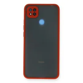 Newface Xiaomi Redmi 9C Kılıf Montreal Silikon Kapak - Kırmızı