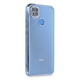 Newface Xiaomi Redmi 9C Kılıf Razer Lensli Silikon - Açık Mavi