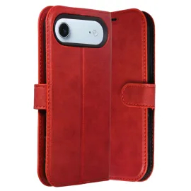 Newface Apple Iphone 17 Air Trend S Plus Kapaklı Kılıf - Kırmızı