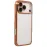Newface Apple Iphone 17 Pro Razer Lensli Silikon - Turuncu