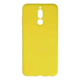 Newface Huawei Mate 10 Lite Kılıf Nano Içi Kadife Silikon - Sarı