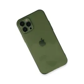 Newface Iphone 12 Pro Kılıf Fly Lens Silikon - Yeşil