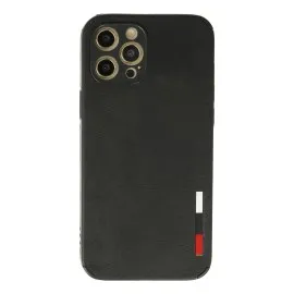 Newface Iphone 12 Pro Max Kılıf Loop Deri Silikon - Siyah