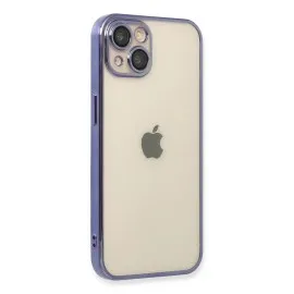 Newface Iphone 13 Kılıf Razer Lensli Silikon - Mor