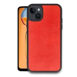 Newface Iphone 14 Kılıf Aras Deri Kapak - Kırmızı