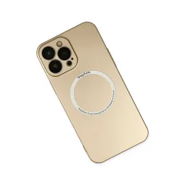 Newface Iphone 14 Pro Kılıf Jack Magneticsafe Lens Silikon - Gold