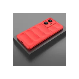 Newface Realme 10 Pro 5G Kılıf Optimum Silikon - Kırmızı