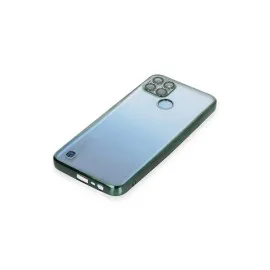 Newface Realme C25Y Kılıf Razer Lensli Silikon - Yeşil