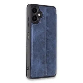 Newface Samsung Galaxy A06 Kılıf Flip Cover - Lacivert