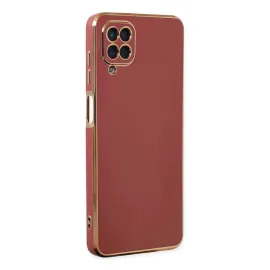 Newface Samsung Galaxy A12 Kılıf Volet Silikon - Kırmızı