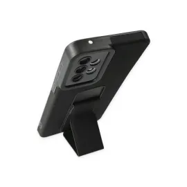 Newface Samsung Galaxy A33 5G Kılıf Mega Standlı Silikon - Siyah