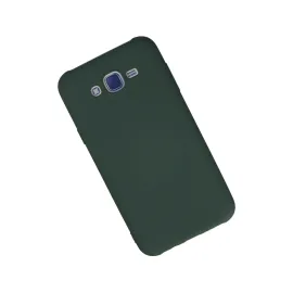 Newface Samsung Galaxy J7 Kılıf Nano Içi Kadife Silikon - Koyu Yeşil