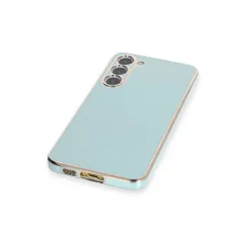 Newface Samsung Galaxy S23 Plus Kılıf Volet Silikon - Açık Yeşil