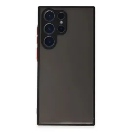 Newface Samsung Galaxy S23 Ultra Kılıf Montreal Silikon Kapak - Siyah