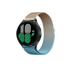 Newface Watch 22Mm Metal Mıknatıslı Kordon - Metalik Gold-Mavi