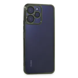 Newface Xiaomi Redmi 12 Kılıf Razer Lensli Silikon - Yeşil