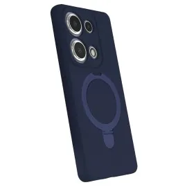 Newface Xiaomi Redmi Note 13 Pro 4G Regal Magsafe Standlı Kapak - Lacivert