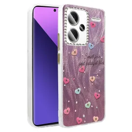 Newface Xiaomi Redmi Note 13 Pro Plus Kılıf Blade Aynalı Desenli Kapak - Desen 8