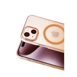 Newface Apple Iphone 14 Glossy Magsafe Kapak - Turuncu