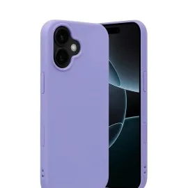 Newface Apple Iphone 17 Nano Içi Kadife Silikon - Lila