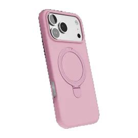 Newface Apple Iphone 17 Pro Max Regal Magsafe Standlı Kapak - Açık Pembe