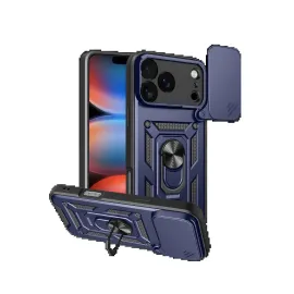 Newface Apple Iphone 17 Pro Pars Lens Yüzüklü Silikon - Lacivert