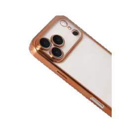 Newface Apple Iphone 17 Pro Razer Lensli Silikon - Turuncu