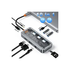 Newface Dönüştürücü 10in1 Hub SW10V - Gri