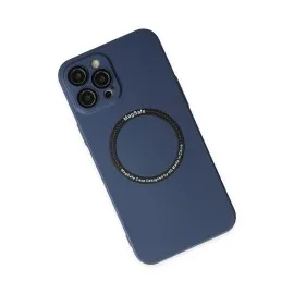Newface Iphone 12 Pro Kılıf Jack Magneticsafe Lens Silikon - Lacivert