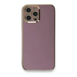 Newface Iphone 12 Pro Max Kılıf Volet Silikon - Mor