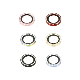 Newface Iphone 14 Diamond Kamera Lens - Kırmızı