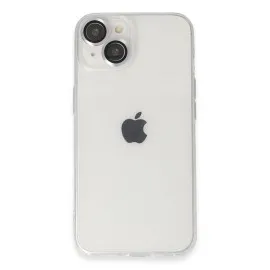 Newface Iphone 14 Kılıf Luko Lens Silikon - Gümüş