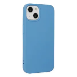 Newface Iphone 15 Pro Kılıf Nano Içi Kadife Silikon - Mavi