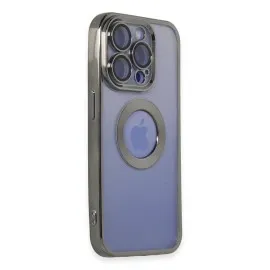 Newface Iphone 15 Pro Kılıf Slot Silikon - Titan Gri